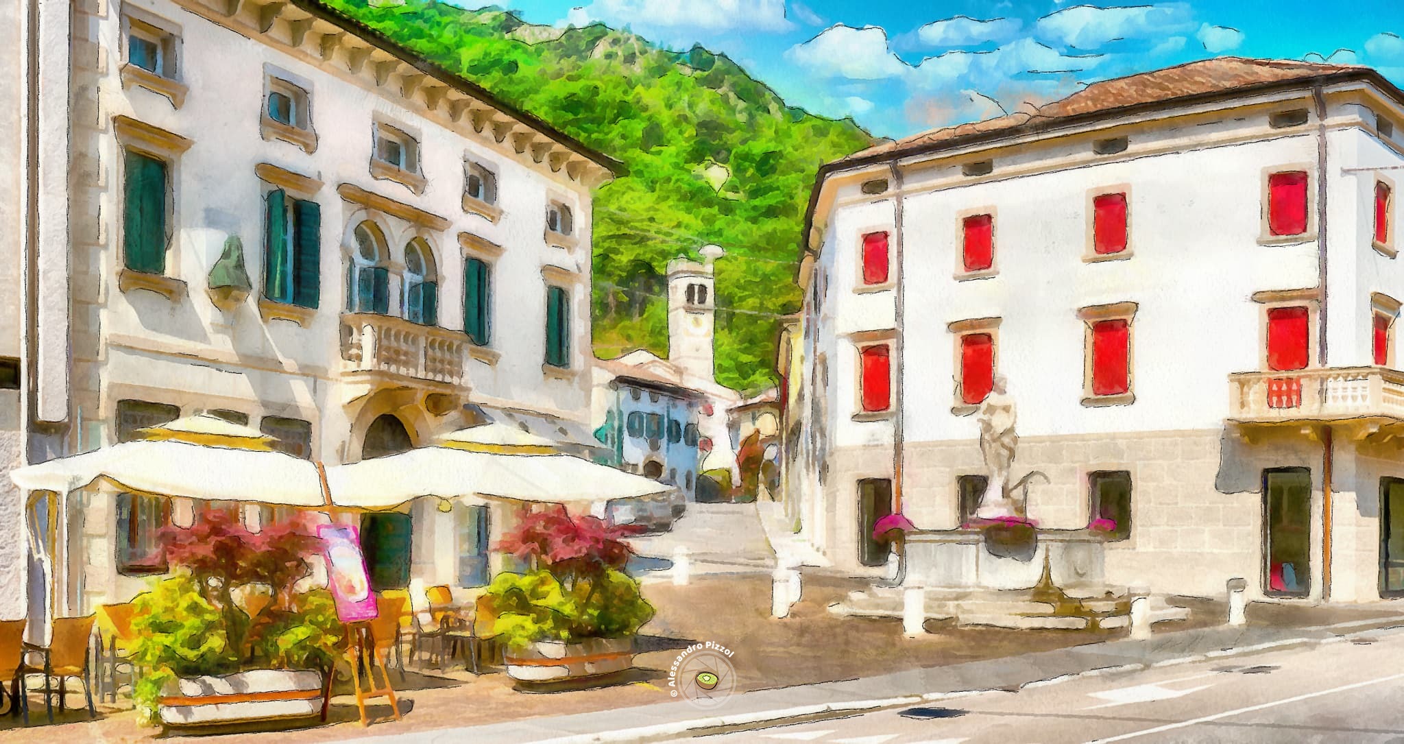 Piazza Luigi Borro Piazza Luigi Borro | Salsa (Vittorio Veneto · Treviso)